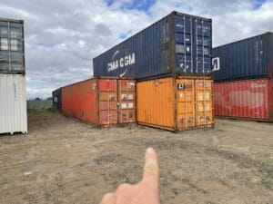Container  Stacked Storage