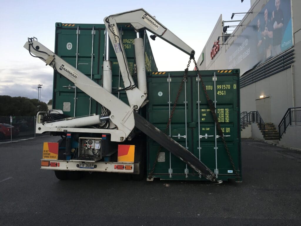Side Loader Container Transport